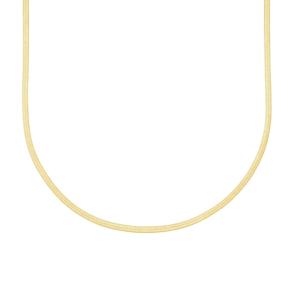Electric picks gold filled herringbone chain